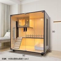 ราคา F G วิลล่าแมว กรงแมววิลล่าไม้เนื้อแข็งตู้แมวแมวปีนเขากรอบพื้นที่ขนาดใหญ่หรูหรา ตู้โชว์ไม้เนื้อแข็ง โต๊ะข้างเตียงขนาดใหญ (20718737718)