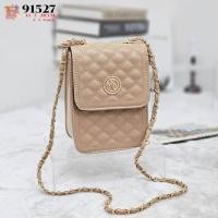 ราคา YNG กระเป๋าสะพายข้างผู้หญิง ทรงกล่องนม สายโซ่ หน้านวม รุ่น 91527 (20505642305)