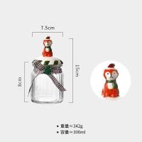ราคา กล่องใส่ลูกอมสไตล์คริสมาสต์การ์ตูนโหลแก้วใส่ช็อคโกแลตคุกกี้กล่องลูกอมขวดเก็บเหยือกน้ำในครัวพร้อมฝาปิด (14014441514)