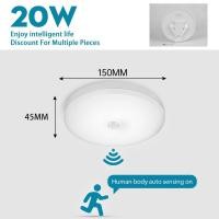 ราคา ไฟเซนเซอร์ LED โคมไฟเพดาน เซ็นเซอร์ตรวจจับการเคลื่อนไหวของไฟกลางคืน Motion Sensor Ceiling Light (20972047688)