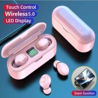 ราคา หูฟังหูฟังสำหรับเล่นกีฬาชุดหูฟังหูฟังไร้สาย F9 TWS พร้อม Samsung โทรศัพท์บลูทูธ5 1 Huawei Iphone OPPO (20264440719)
