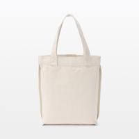 ราคา มูจิ กระเป๋าสะพายข้างผ้าฝ้ายทรงสูง MUJI Canvas Tall Tote Bag (20878576581)