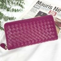 ราคา กระเป๋าสตางค์ ลายสานซิบรอบ ช่องใส่บัตร 8 ใบ ใส่โทรศัพท์ได้ สานซิบรอบ (12207444723)