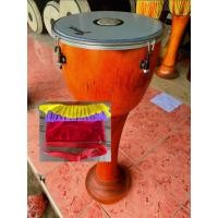 ราคา กลองยาวขึ้นหนังแก้วหน้า10 พร้อมกระโปรงและสายสะพาย หน้ากว้าง10นิ้ว สูง32นิ้ว (20589897274)