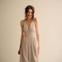 ราคา Closet Crush Midi camisole dress with opened chest detail Ash ชุดเดรสสายเดี่ยวมีดีเทลเปิดอก (21051431736)