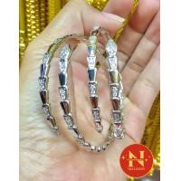 ราคา กำไลแฟชั่น ลายงู ขนาดฟรีไซร้ ฝั่งเพชรมี3 สีทอง สีเงิน สีนาค งานสวยเสมือนจริง งานหุ้มทอง งานเศษทอง หุ้มทอง 24K เครื่องประดับทองโคลนนิ่ง นพคุณห้างทอง (19933828516)