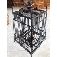 ราคา กรงสปอร์ต 15ซี่ไม้ขาวดำ พร้อมหัว กรงนกไม้ขาวดำ (20741169213)