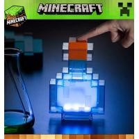 ราคา minecraft ไฟฉาย light mc pixel เกม Minecraft อุปกรณ์ต่อพ่วงแขวนผนังชาร์จไฟ led miners lamp เปลี่ยนสีขวด (19479968845)