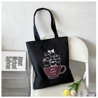 ราคา กระเป๋าผ้า กระเป๋าเคียง กระเป๋าแฟชั่น มีซิบ เย็บซับใน ผ้านุ่ม กระเป๋าสะพายข้าง ถุงชอปปิ้ง 33x38 cm (21070189164)