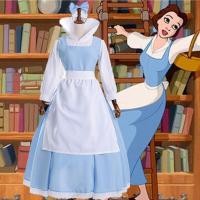 ราคา CP249 2 ชุดเบลล์ โฉมงามกับเจ้าชายอสูร Dress for Princess Belle Beauty and the Beast Suit Disney Costume Party Movie Cosplay Fancy Outfit (18431165370)