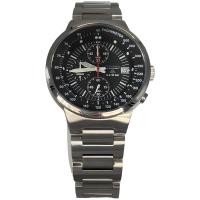 ราคา นาฬิกาข้อมือผู้ชาย CITIZEN Quartz Chronograph รุ่น AN3310 59E ขนาดตัวเรือน 40 มม หน้าปัดสีดำ ตัวเรือน สาย Stainless Steel สีเงิน (18677803345)