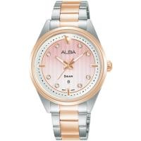 ราคา นาฬิกาข้อมือผู้หญิง ALBA Signa รุ่น AH7AX4X1 หน้าปัดสีขาว AH7AX6X1 หน้าปัดสีเขียว AH7AX8X1 หน้าปัดสีชมพู AH7AY1X1 หน้าปัดสีฟ้า ขนาดตัวเรือน 34 มม (19410053941)