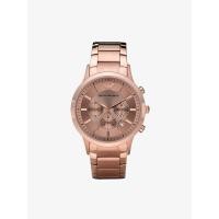 ราคา Emporio Armani นาฬิกาข้อมือผู้หญิง Classic Chronograph Rose Gold รุ่น AR2452 (876008627)