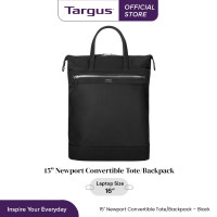 ราคา กระเป๋าเป้ใส่โน๊ตบุ๊คสำหรับขนาด 15 นิ้ว Targus Newport Convertible Tote Backpack Black (20445794681)