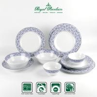 ราคา ชุดอาหาร 10ชิ้น ลวดลาย ROYAL COTTON ROSE บัวไทย เนื้อพอร์ชเลน Porcelain ชุดอาหารสำหรับ 2 ท่าน แบรนด์ ROYAL PORCELAIN (17761044795)