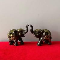 ราคา ช้างคู่มงคล ช้างมงคล รูปปั้นช้าง ช้างแก้บน คชสาร ถวายศาล ขายเป็นคู่ (7902298490)