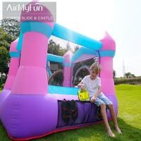 ราคา สระว่ายน้ำเป่าลม เป่าลมสไลเดอร์ สไลเดอร์เป่าลม บ้านลมเด็ก เป่าลมปราสาท Inflatable Water Bounce House for Kids with Long Slide and Ball Pool Kids Bouncy Playhouse for Outdoor or Indoor (20133488648)