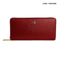 ราคา Louis Fontaine กระเป๋าสตางค์แบบยาวซิปรอบ รุ่น Lucky สีแดง (20444161508)