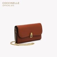 ราคา COCCINELLE กระเป๋าสตางค์ผู้หญิง รุ่น MAGIE WALLET 182001 สี BRULE (20999190280)