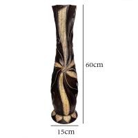 ราคา Floor standing vase แจกันไม้ตั้งพื้น แจกันหน้าเสื้อ แจกันดอกไม้ แจกันไม้แกะสลัก แจกันทรงสูง แจกันใหญ่ แจกันดอกไม้ตั้งพื้น แจกันสวยๆ แจกันสูงๆ (20962784004)