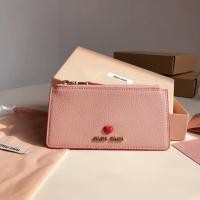 ราคา READY STOCK Cute red miu miuˉheart calfskin long envelope bag delicate small clutch carrying card holder (18572939534)