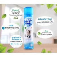 ราคา ฝาสีฟ้า Polar spray eucalyptus oil เทคโนโลยี plus activ polar 280 ml โพลาร์ สเปรย์ ยูคาลิปตัส 1ขวด (19622570243)
