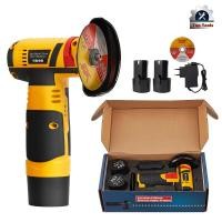 ราคา MOLITA เครื่องเจียร์ไร้สาย 12V เครื่องเจียร์ แบตเตอรี่ 2ก้อน ลูกหมู 3 นิ้ว เครื่องตัด หินเจียร์ เครื่องเจียร์ไฟฟ้า สีเหลือง (20827385764)