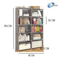 ราคา G Wind B03 ชั้นวางของ ชั้นวางหนังสือ ชั้นวางของอเนกประสงค์ โครงเหล็กผ้ากันน้ำ 2 3 4 5 7 8 9 10 ช่อง (21107953291)