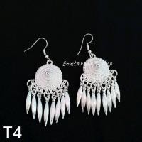 ราคา ตุ้มหูม้ง ต่างหูม้ง เครื่องประดับม้ง ต่างหูร้านหน้าสีเงิน ต่างหูแบบห่วงห้อย ต่างหูเงินสีขาว (17103105692)