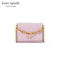 ราคา KATE SPADE NEW YORK MORGAN CROCO EMBOSSED CHAIN CARD CASE KE431 กระเป๋าสตางค์ (20836596194)