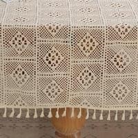 ราคา UNQCSA วินเทจ เป็นรูกลวง ลูกไม้ปักลาย โครเชต์ถักโครเชต์ พร้อมพู่ห้อย งานเลี้ยงแต่งงานปาร์ตี้ ผ้าปิกนิก ผ้าปูโต๊ะผ้าทอ ที่คลุมโต๊ะ ของตกแต่งบ้าน (19712910200)