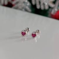 ราคา Suwann na shop ต่างหู ต่างหูเงินแท้ จิว จิวเงินแท้ จิวหัวใจ จิวเกล็ดหิมะ (12531655095)