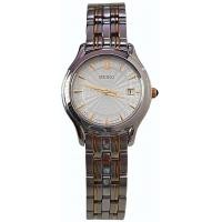 ราคา นาฬิกาข้อมือผู้หญิง SEIKO Quartz รุ่น SXDB41P1 เรือนเงิน SXDB43P1 เรือน 2กษัตริย์ สีเงิน ทอง หน้าปัดสีเงิน ขนาดตัวเรือน 25 มม ตัวเรือน สาย Stainless steel (20259956028)