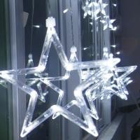 ราคา 12 ดาวกลางแจ้งกันน้ำเชือกม่านไฟ 8 รูปแบบกระพริบตกแต่งห้องนอนปาร์ตี้ไฟตกแต่งห้องไฟกระพริบปาตี้ (10144412794)