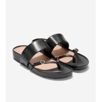 ราคา COLE HAAN รองเท้าผู้หญิง รุ่น MILANI THONG SANDAL สี BLACK (15092750720)