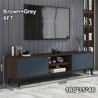 ราคา TATA ชั้นวางทีวี ขนาด 180 ซม โต๊ะวางทีวี 65 55 32นิ้ว ตู้ทีวี ตู้วางทีวี ชั้นวางทีวีไม้ พร้อมลิ้นชัก รุ่น TV cabinet ชั้นวางโทรทัศน์รองรับทีวี (21199833075)