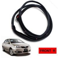 ราคา ยางขอบประตู ยางกระดูกงู ยางกันกระแทกขอบประตู สีดำ สำหรับ Toyota Vios NCP42 Sedan ปี 2003 2006 (20229226697)
