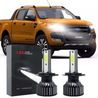 ราคา New หลอดไฟหน้า LED 6000K สําหรับ Ford Ranger T6 ปี 2012 2020 2 ชิ้น (19524450609)