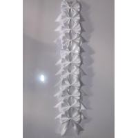 ราคา โบว์ติดผมนักเรียนผ้ามัน 2 แฉกแบบสำเร็จรูป สีขาวขนาด 1 นิ้ว สินค้า 1 แผง มี 12 ตัว (20888878827)