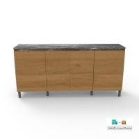 ราคา Inhome Furniture ชั้นวางทีวี ตู้ไซด์บอร์ด W180xD40xH85 ซม รุ่น SI 1885 (20697254677)