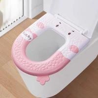 ราคา เบาะรองนั่งชักโครกกันน้ำอุปกรณ์ห้องน้ำซิลิโคน ครัวเรือนล้างทำความสะอาดได้วางโฟมฝาชักโครก ที่รองชักโครก แผ่นรองนั่งฝาชักโครก j354 (20459789174)