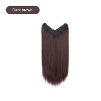 ราคา แฮร์พีช แบบแพ ผมตรง 45cm 60cm แฮร์พีชผมยาว แฮร์พีชแบบกิ๊บ แฮร์พีช เสริมผมหนา ทรงV แบบกิ๊บติดง่าย (21007363829)