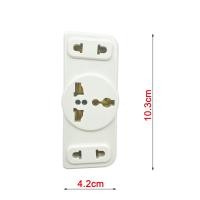 ราคา Toshino ปลั๊กแปลงขาแบน 2 ช่อง 1 สวิทซ์ ปลั๊ก UNIVERSAL รุ่น TW 2 ปลั๊กแปลง 2 ช่อง ขาแบน (17356016129)