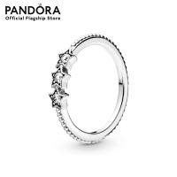 ราคา Pandora Stars sterling silver ring with clear cubic zirconia เครื่องประดับ แหวน แหวนเงิน แหวนแพนดอร่า แพนดอร่า (17679309114)