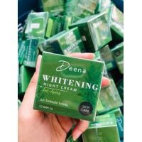ราคา Deena Whitening Night cream ดีน่า ไวท์เทนนิ่ง ไนท์ครีม ปริมาณ 5 กรัม (17635067698)