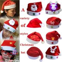 ราคา หมวกคริสมาสต์ LED เรืองแสง Christmas Hat เหมวกคริสมาส หมวกซานต้า มีทั้งขนาดเด็กและผู้ใหญ่ หมวกคริสต์มาส ตกแต่งคริสต์มาส ปาร์ตี้หมวก พร็อพปาร์ตี้ (20492007804)