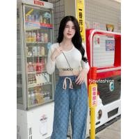 ราคา เซ็ท2ชิ้น ผญ งานแบรนด์ดัง งานป้าย พร้อมส่ง (21024636995)