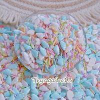 ราคา Sprinkle Sugar น้ำตาลตกแต่งหน้าเค้ก น้ำตาลตกแต่งขนม โทนสีชมพู ลายน่ารักมาก 30 50 กรัม (20888073609)