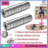 ราคา จัดส่งฟรี 20ชิ้น608ZZ ตลับลูกปืนทำจากเหล็กคาร์บอนเดี่ยวขนาด8X22X7มม ABEC 7ตลับลูกปืนขนาดเล็ก (20999098831)