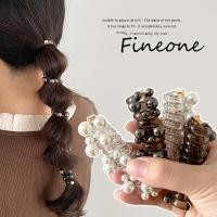 ราคา ที่คาดผมสำหรับผู้หญิงที่มัดผมยางรัดผมยางมัดผมหางม้าไข่มุกเครื่องประดับผมสายโทรศัพท์ (20793019454)
